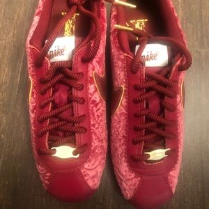 Nike Cortez red suede